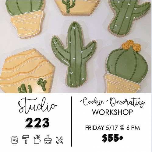 May 17 at 6pm | Cookie Decorating Workshop