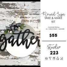 Round Sign | Take and Make Kit