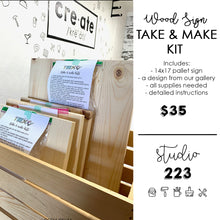 * Wood Pallet Sign | Take and Make Kit