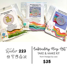 Embroidered Hoop Art | Take and Make Kit