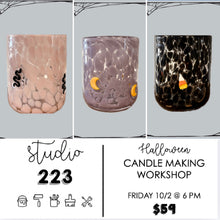 October 02 at 6pm | Candle Making Workshop