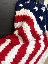June 04 at 6pm | Patriotic Chunky Blanket Workshop