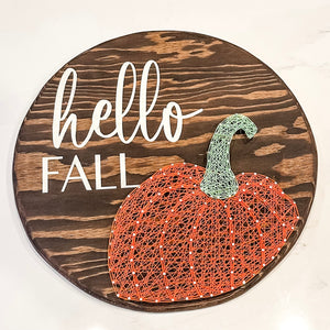 October 18 at 6pm | Fall String Art Workshop