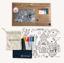 Silicone Reusable Coloring Tablemat Set