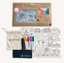 Silicone Reusable Coloring Tablemat Set