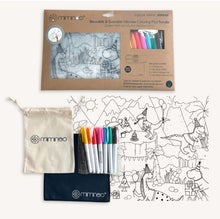 Silicone Reusable Coloring Tablemat Set