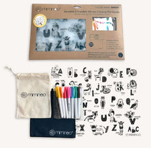 Silicone Reusable Coloring Tablemat Set