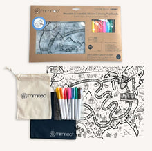 Silicone Reusable Coloring Tablemat Set