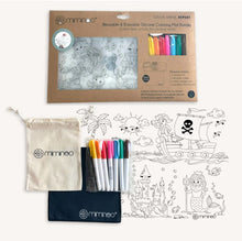 Silicone Reusable Coloring Tablemat Set