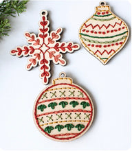 December 17 at 6pm | Embroidery Ornament Workshop