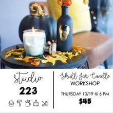 October 19 at 6pm | Skull Jar Candle Workshop