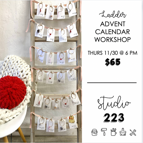 November 30 at 6pm | Ladder Advent Calendar Workshop