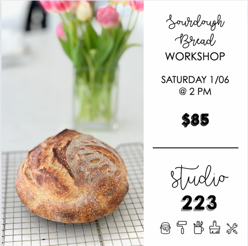 January 06 at 2pm | Sourdough Bread Making Workshop