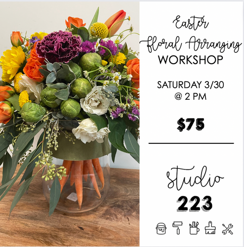 March 30 at 2pm | Easter Floral Arranging Workshop