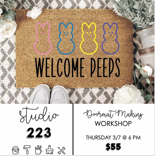 March 07 at 6pm | Spring Doormat Making Workshop