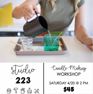 April 20 at 2pm | Candle Making Workshop