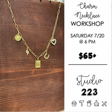 July 20 at 6pm | Charm Necklace Workshop
