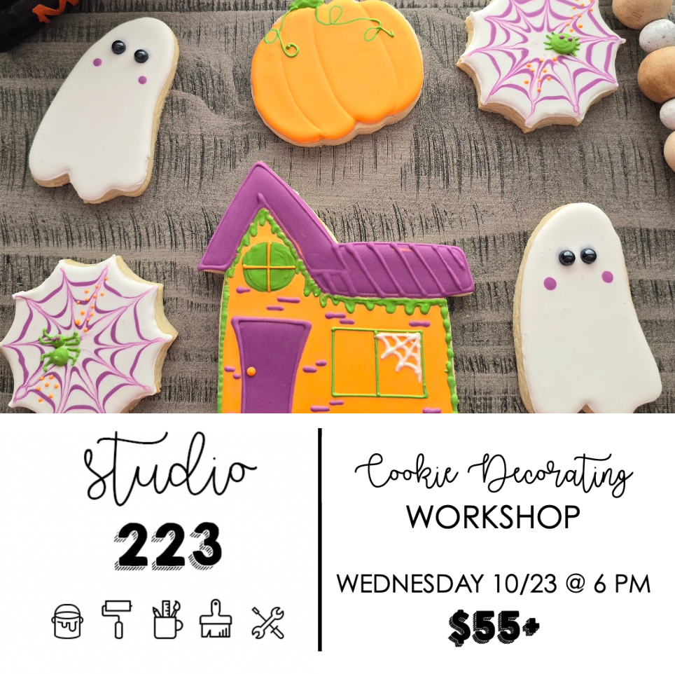 October 23 at 6pm | Cookie Decorating Workshop