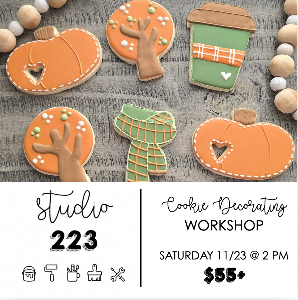 November 23 at 2pm | Cookie Decorating Workshop