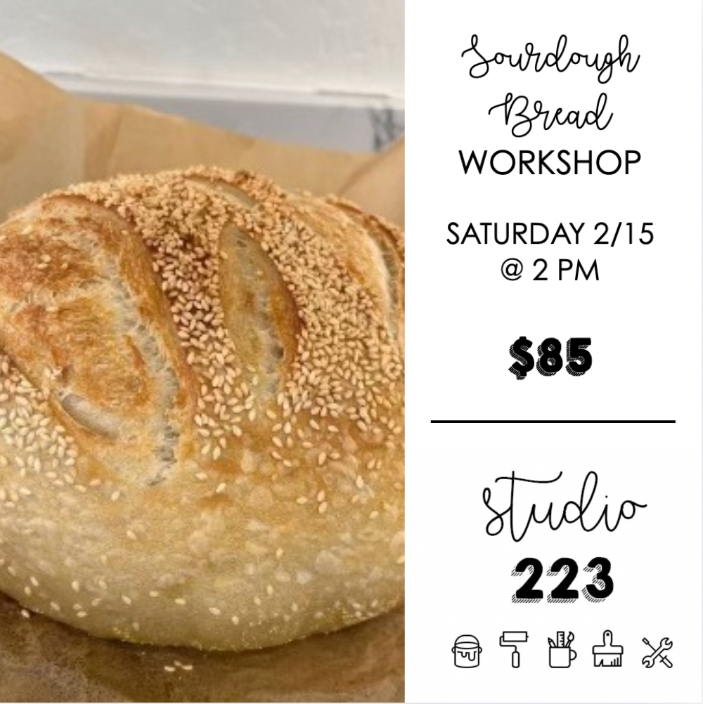 February 15 at 2pm | Sourdough Bread Making Workshop