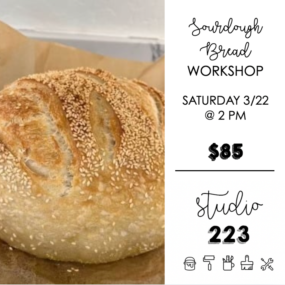 March 22 at 2pm | Sourdough Bread Making Workshop