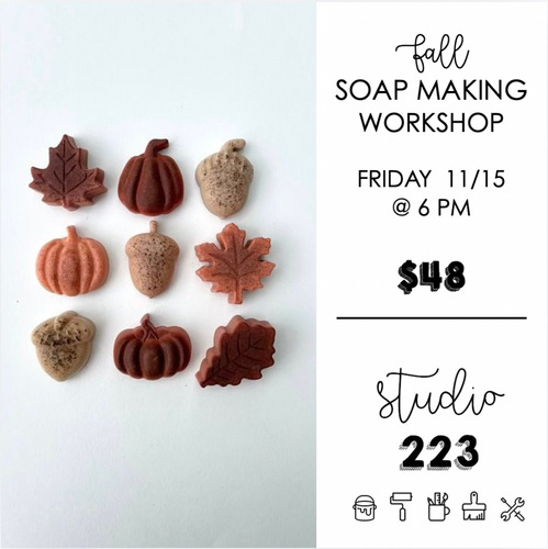 November 15 at 6pm | Fall Soap Making Workshop