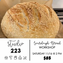 November 16 at 2pm | Sourdough Bread Making Workshop