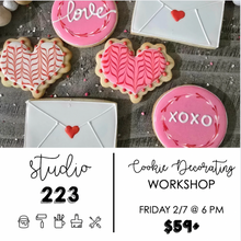 February 07 at 6pm | Cookie Decorating Workshop