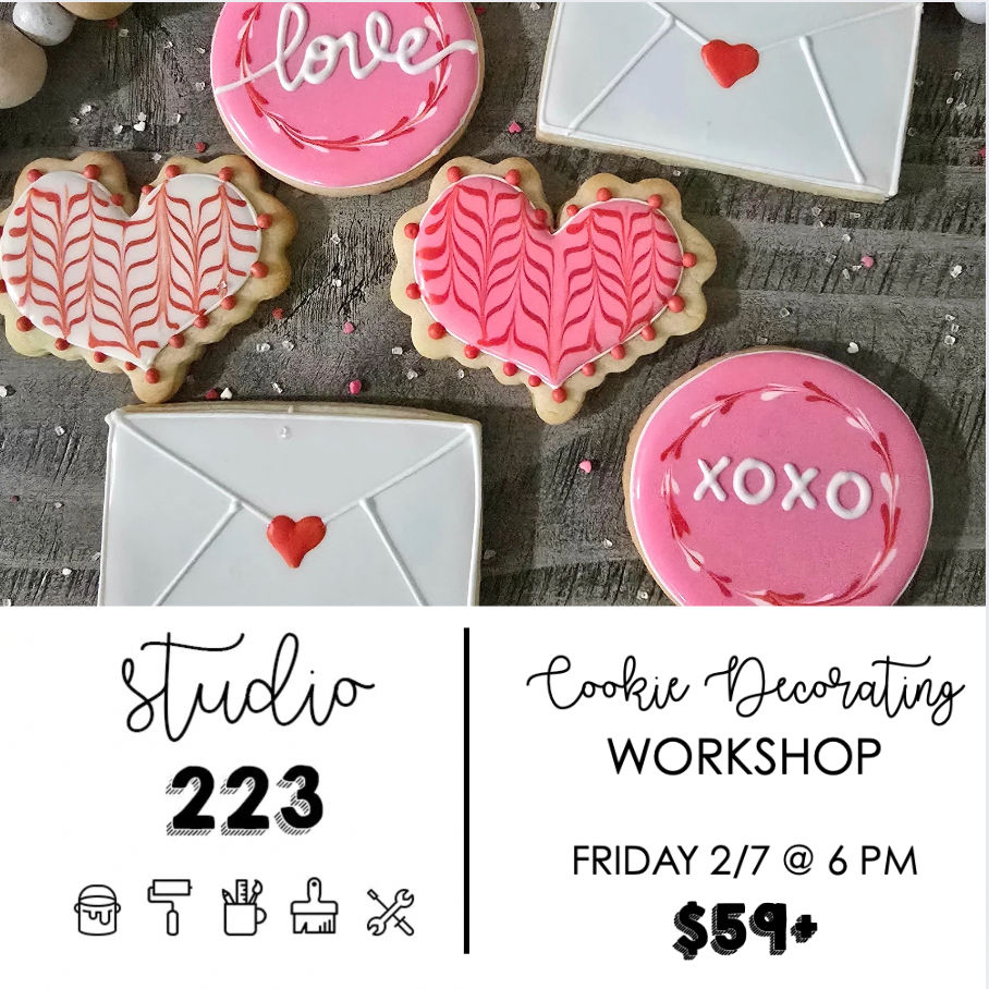 February 07 at 6pm | Cookie Decorating Workshop