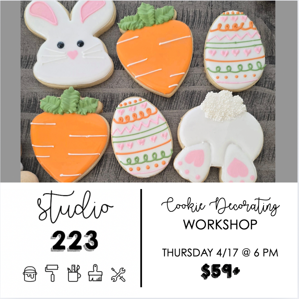 April 17 at 6pm | Cookie Decorating Workshop