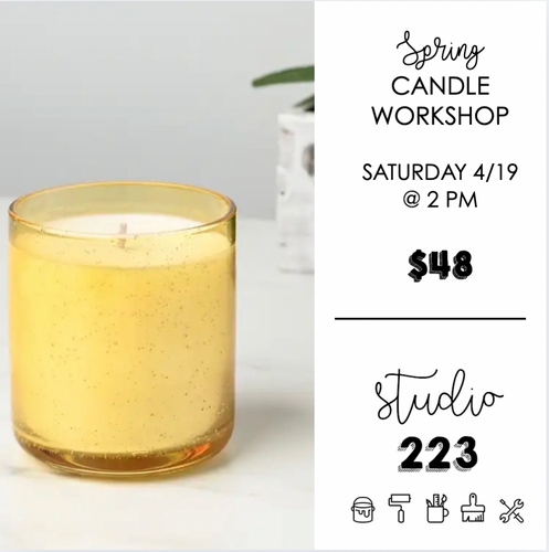 April 19 at 2pm | Spring Candle Workshop