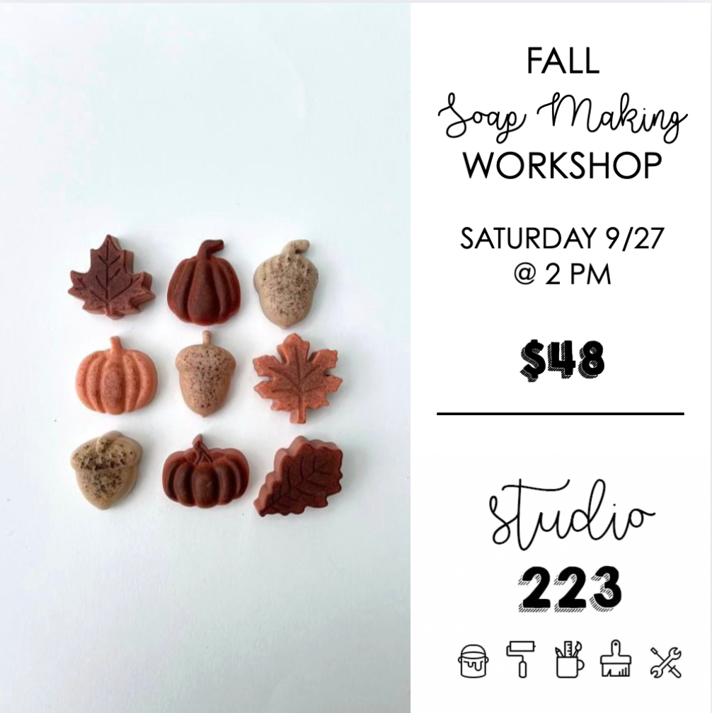 September 27 at 2pm | Fall Soap Making Workshop