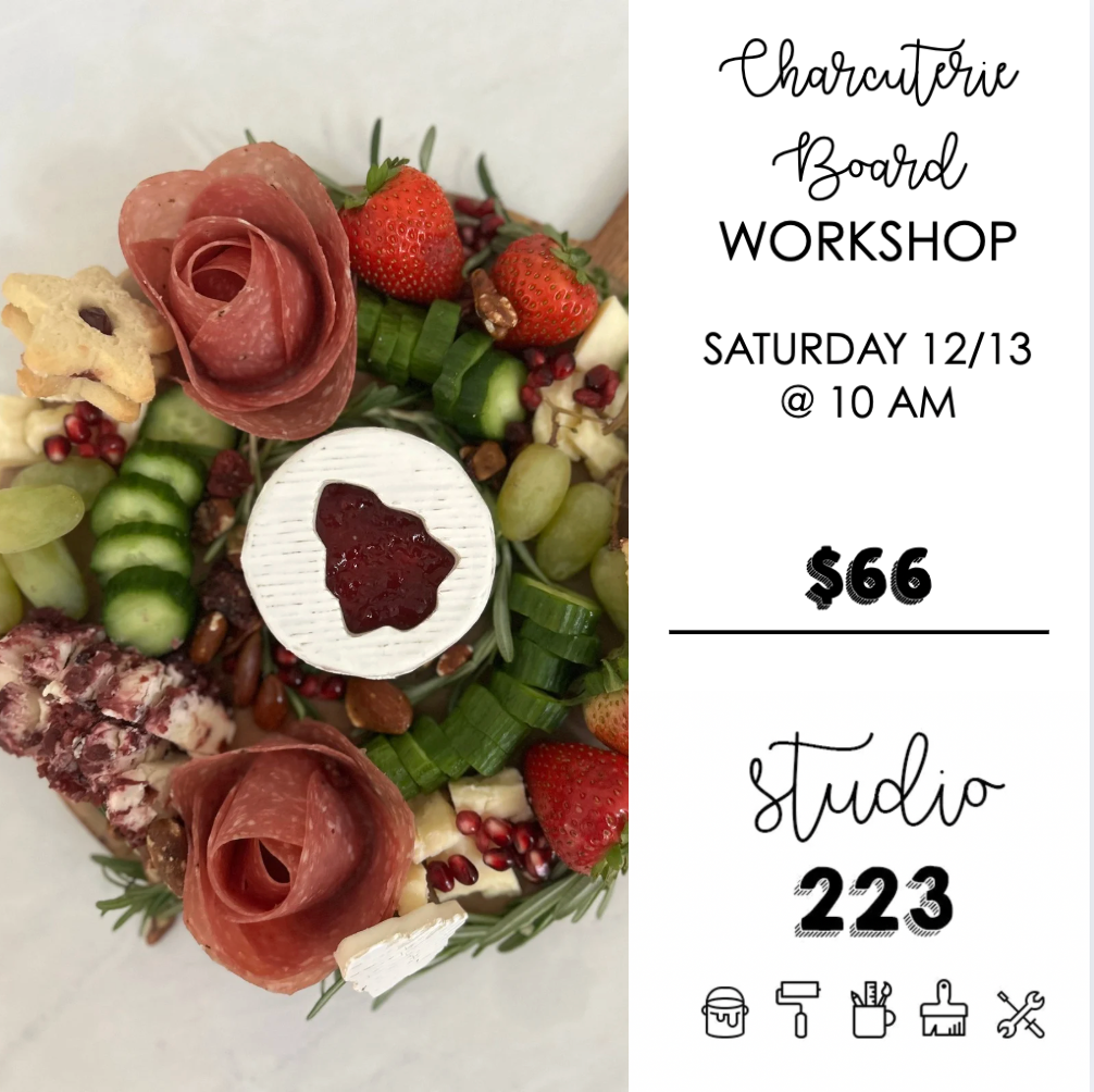 December 13 at 10am | Holiday Charcuterie Board Workshop