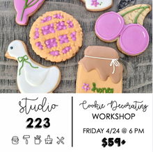 April 24 at 6pm | Cookie Decorating Workshop