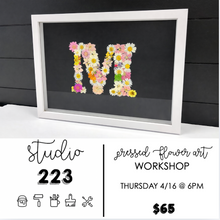 April 16 at 6pm | Pressed Flower Art Workshop