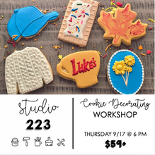 September 17 at 6pm | Cookie Decorating Workshop