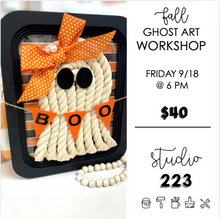 September 18 at 6pm | Fall Ghost Art Workshop