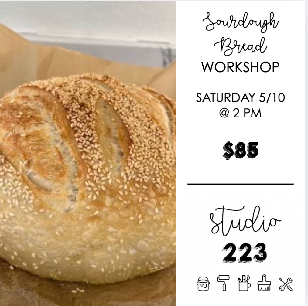 May 10 at 2pm | Sourdough Bread Making Workshop