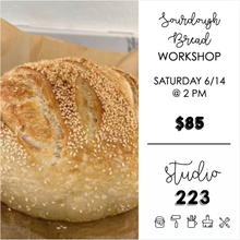 June 14 at 2pm | Sourdough Bread Making Workshop