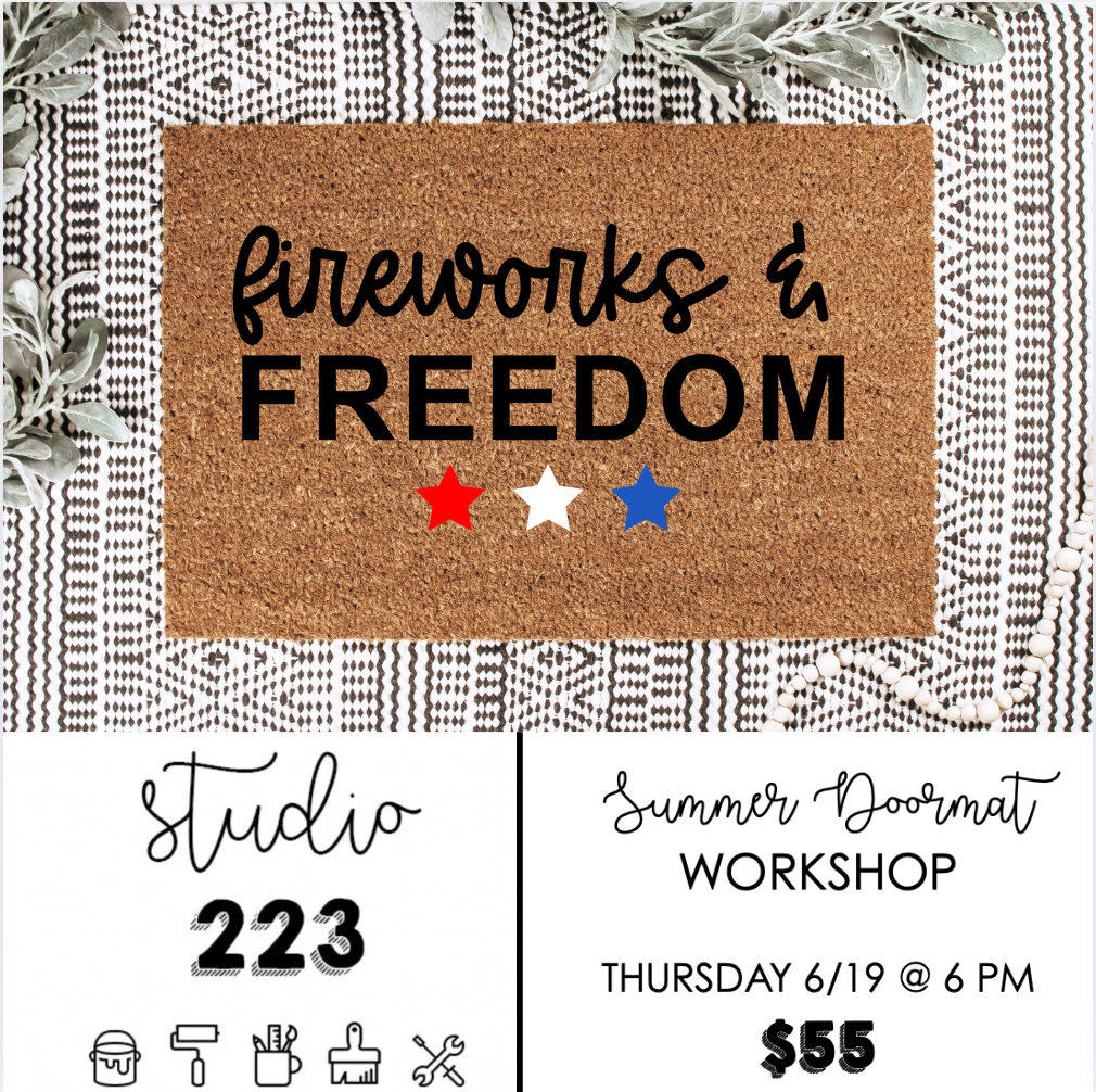 June 19 at 6pm | Summer Doormat Workshop