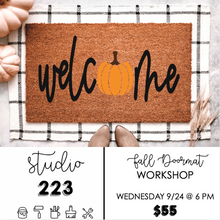 September 24 at 6pm | Fall Doormat Workshop