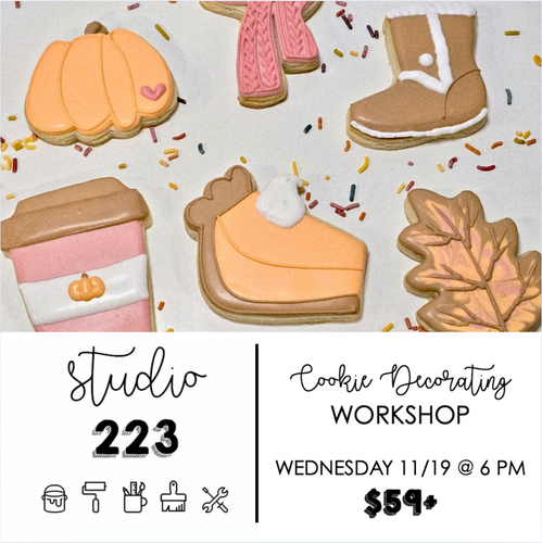 November 19 at 6pm | Cookie Decorating Workshop