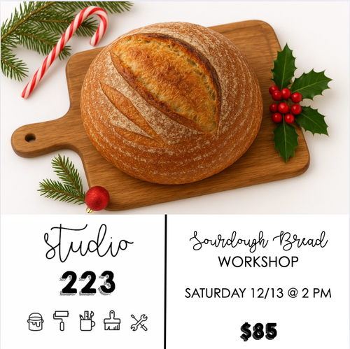 December 13 at 2pm | Sourdough Bread Making Workshop
