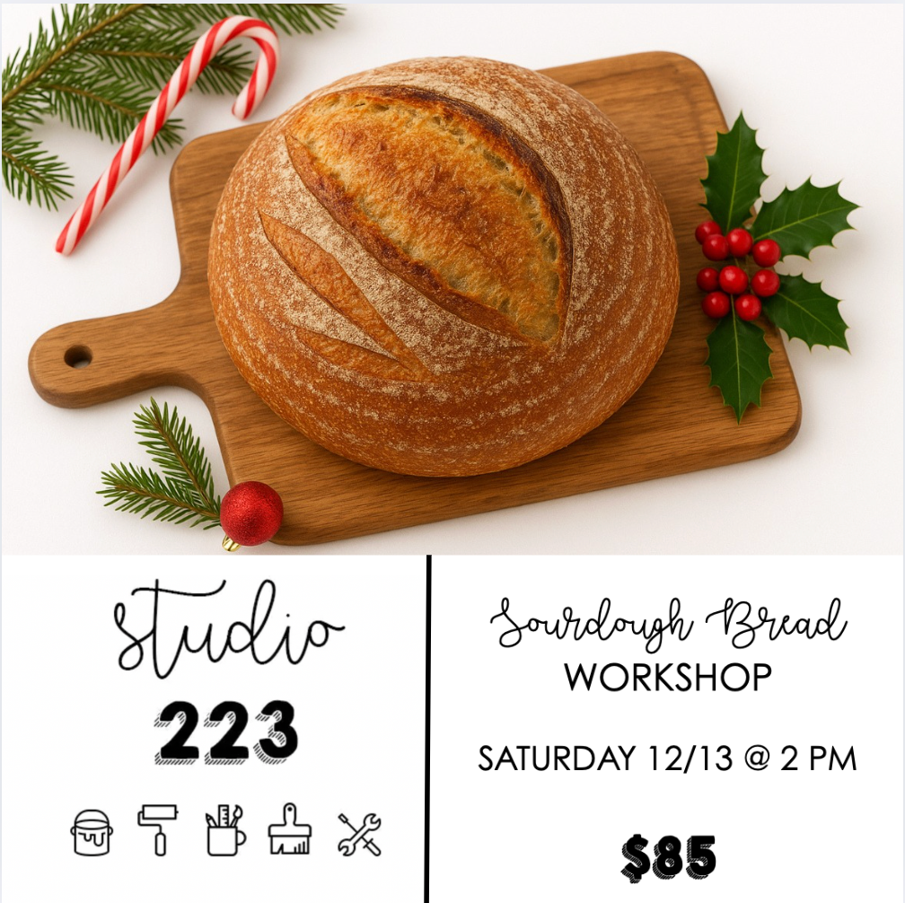 December 13 at 2pm | Sourdough Bread Making Workshop