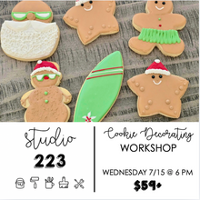 July 15 at 6pm | Cookie Decorating Workshop