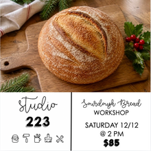 December 12 at 2pm | Sourdough Bread Making Workshop