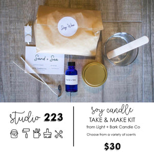 Soy Candles | Take and Make Kit
